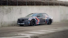 Заряженный электроседан BMW M впервые попал на фото