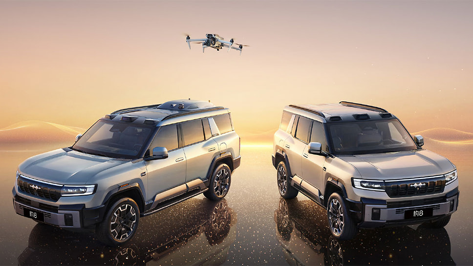 Внедорожник BYD Yangwang U8 с системой Ling Yuan