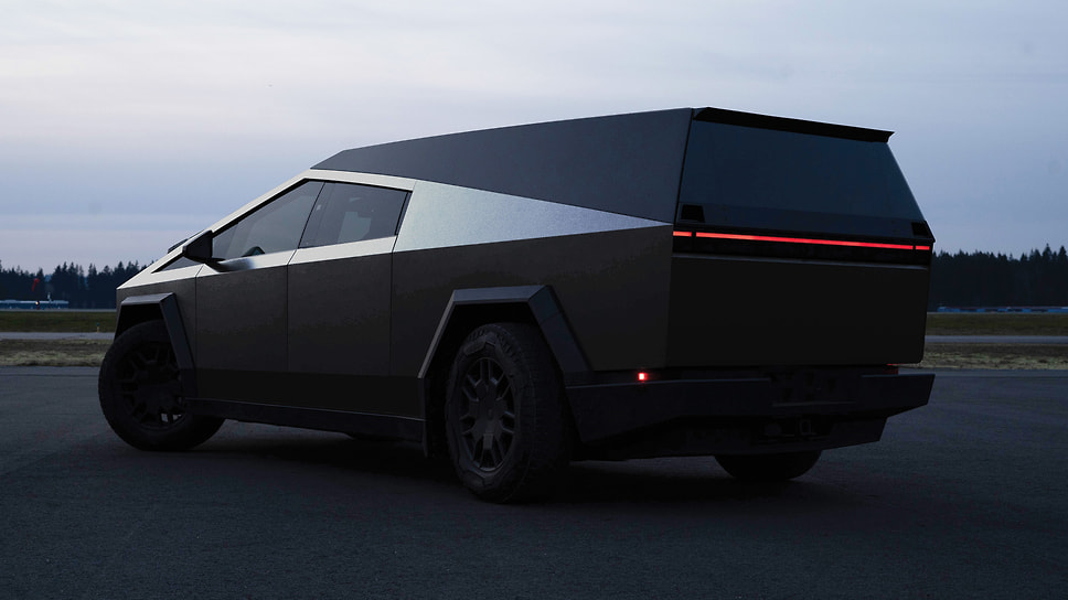 Вариант расцветки Tesla Cybertruck Space Campers