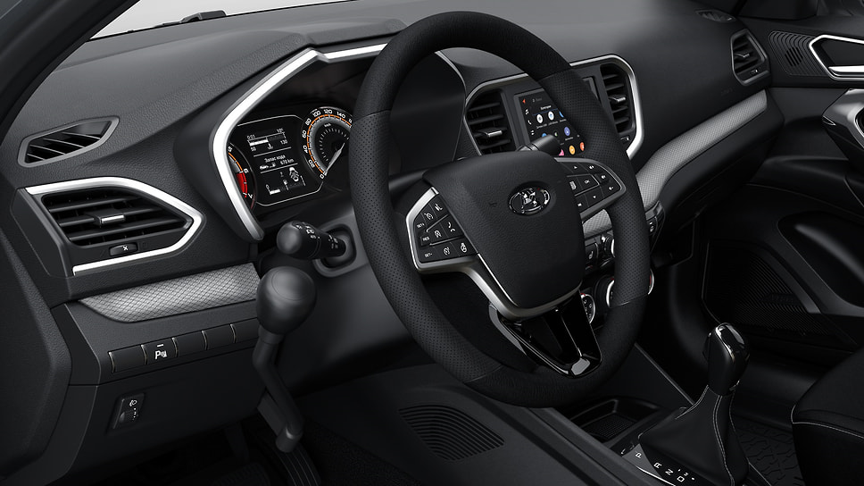 Lada Vesta с ручным управлением