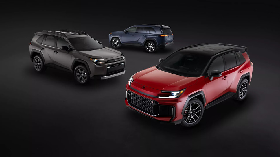 Toyota RAV4 в обычной версии и модификациях Woodland и GR Sport