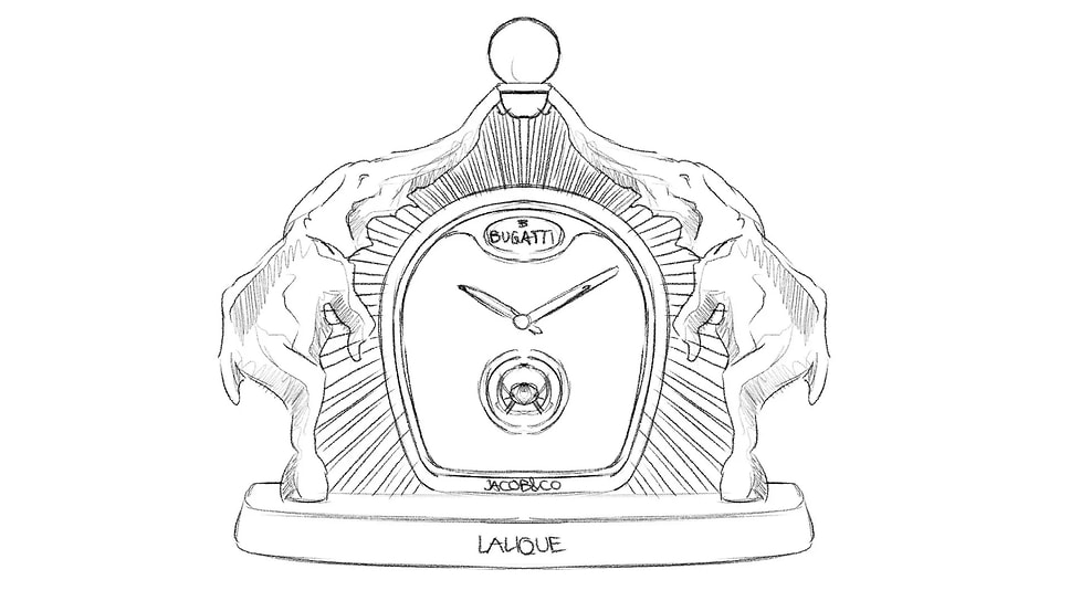 Эскиз Bugatti Calandre 
