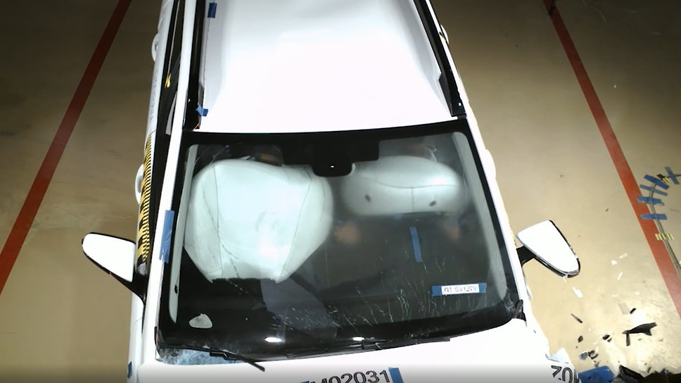 Краш-тест Lada Iskra SW Cross