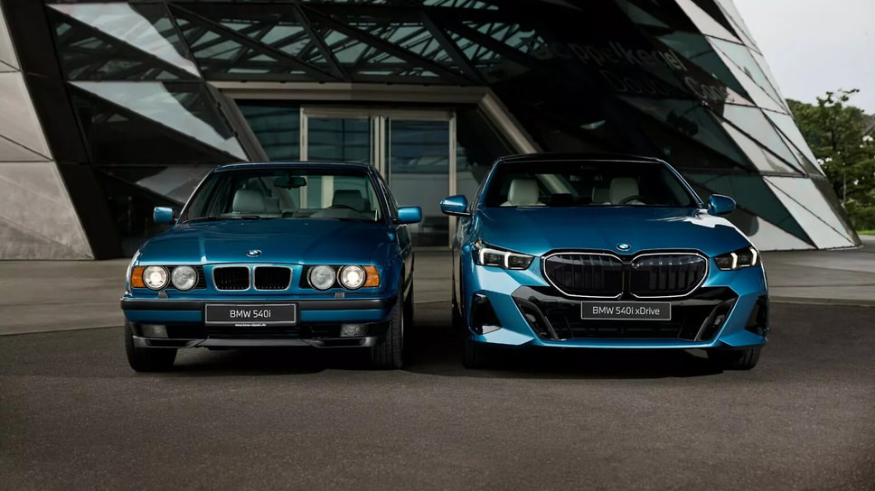BMW 540i xDrive Legacy Edition и 540i в кузове E34