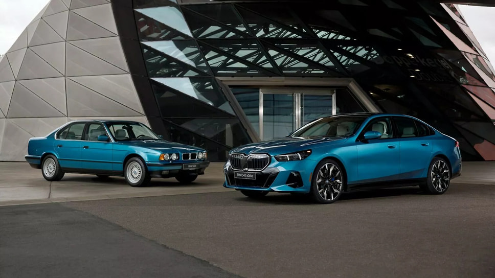 BMW 540i xDrive Legacy Edition и 540i в кузове E34