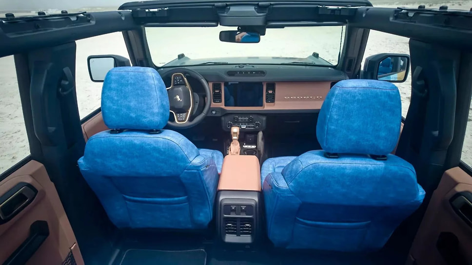 Ford Bronco Denim Chevron