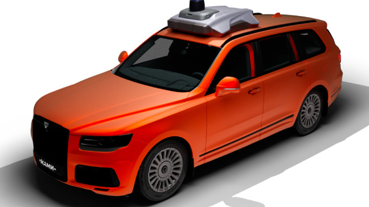 Кроссовер Aurus Komendant оборудовали беспилотной системой