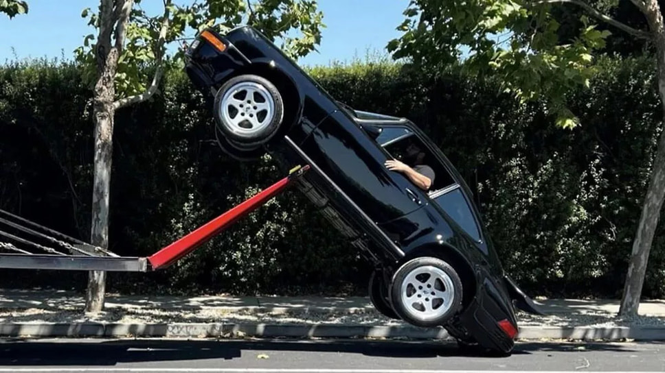 RUF CTR уронили с автовоза
