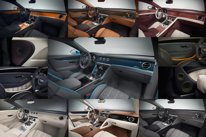 Варианты отделки автомобилей Bentley от Mulliner