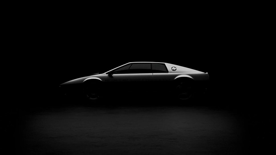 Тизер рестомода Lotus Esprit 