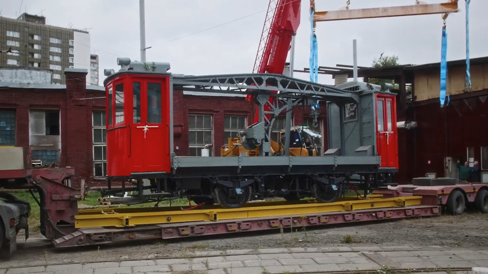 Крановая платформа СВАРЗ после реставрации