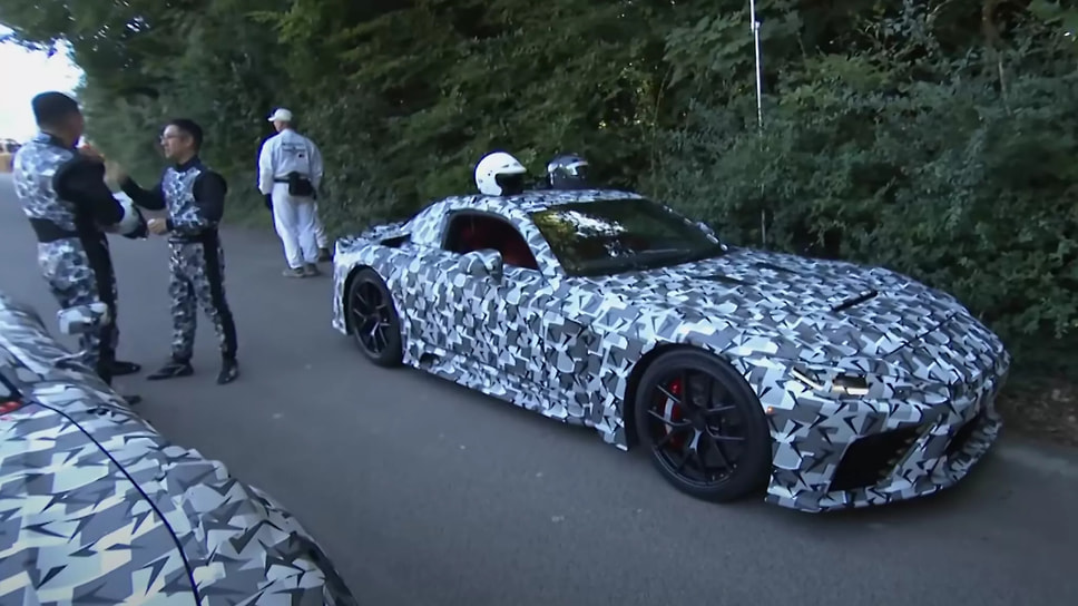 Прототип нового суперкара от Toyota на Фестивале скорости в Гудвуде