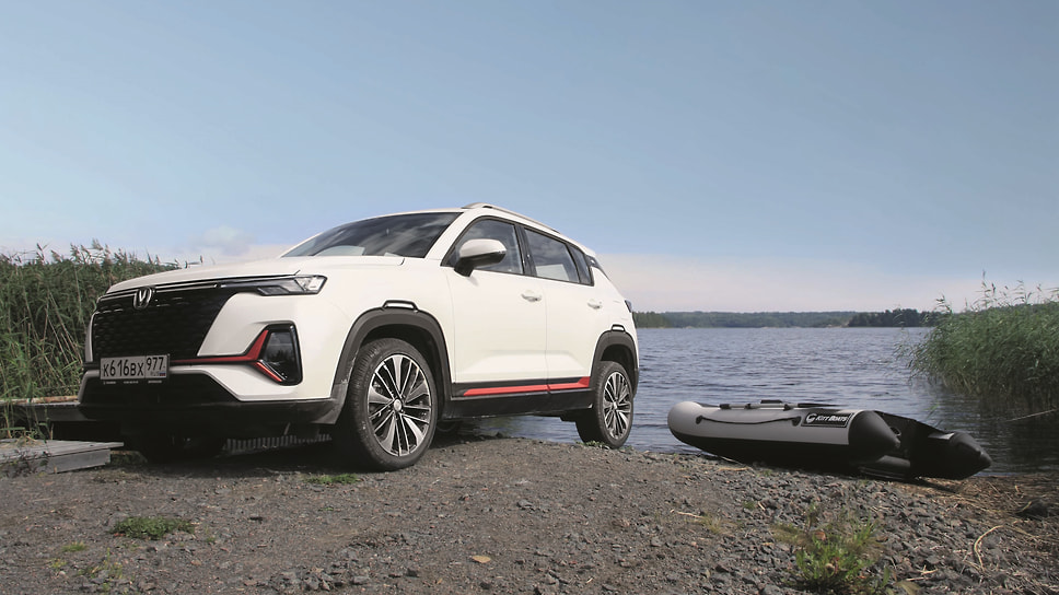 Changan CS35 Plus у воды