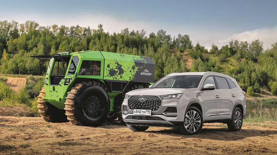 Chery Tiggo 8 Pro Max FL на бездорожье