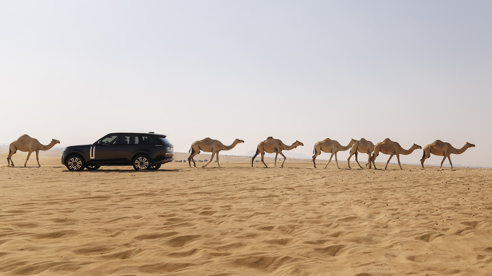 Прототип электрического Range Rover проходит испытания жарой в пустынях Объединенных Арабских Эмиратов