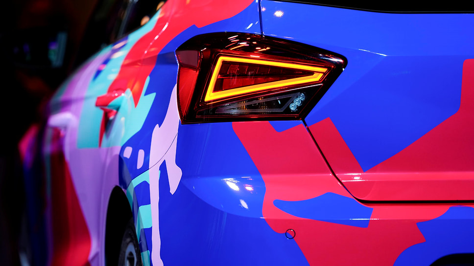 Фрагмент автомобиля одного из финалистов конкурса SEAT Imagineers