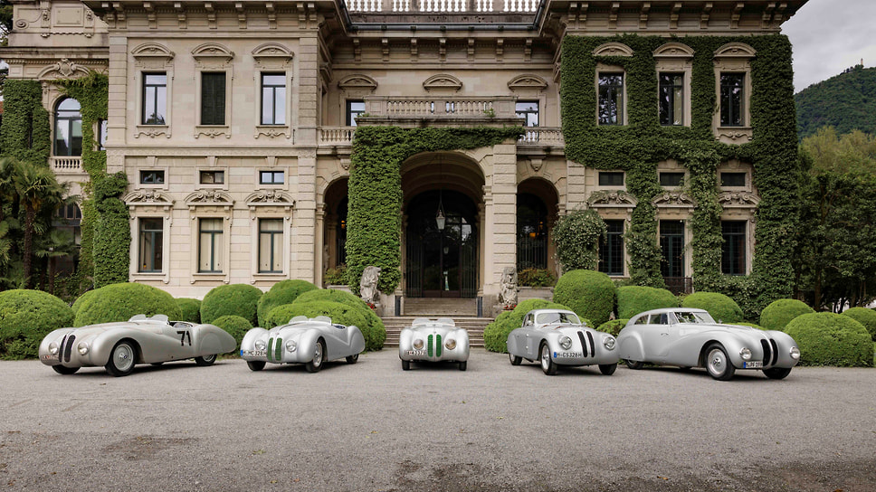 В рамках воскресного смотра показали специальную выставку BMW Mille Miglia Icons, на которой демонстрировали оригинальные автомобили, принимавшие участие в «Милле Милья» в 1940 году