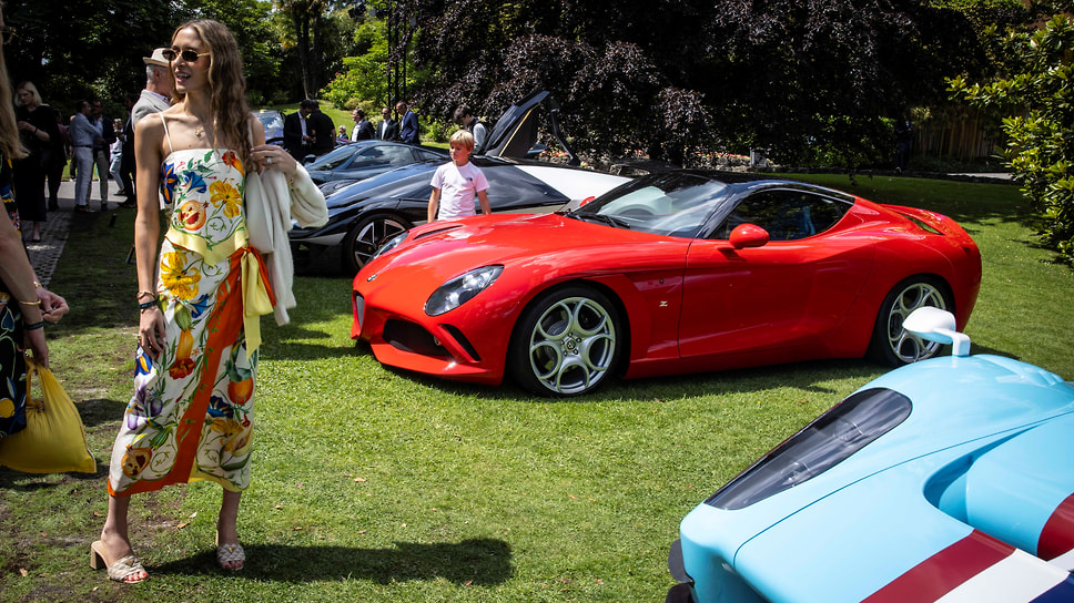 Прототип 8C DoppiaCoda Zagato построенный ателье Zagato на базе Alfa Romeo взяла первый приз среди концептов и прототипов