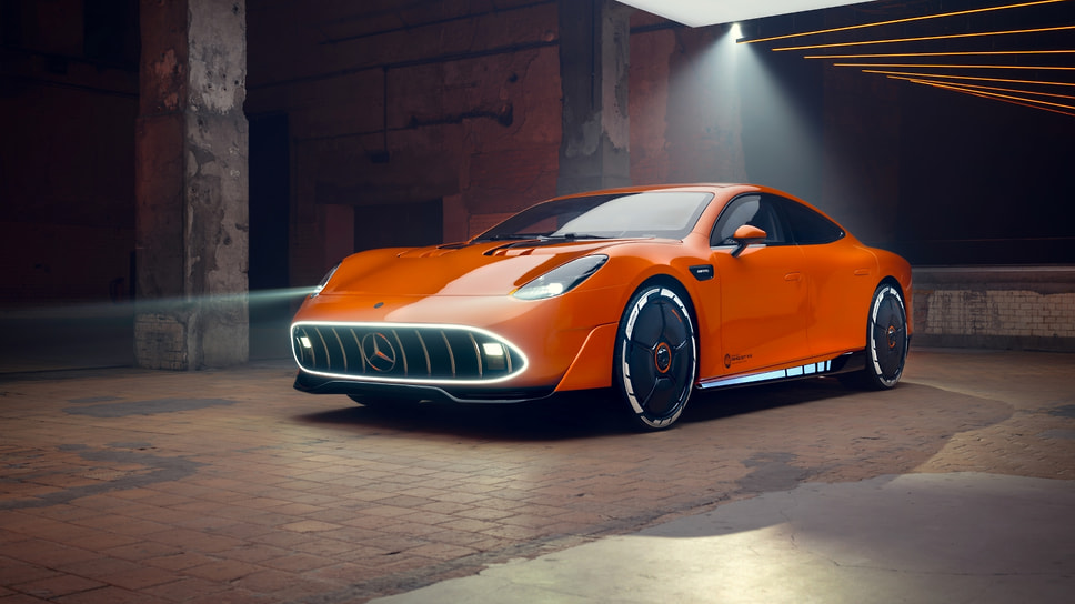 Компания Mercedes-AMG представила концептуальный электромобиль GT XX. Мощное четырехдверное купе перевоплотится в серийный седан, который выйдет на рынок в 2026 году