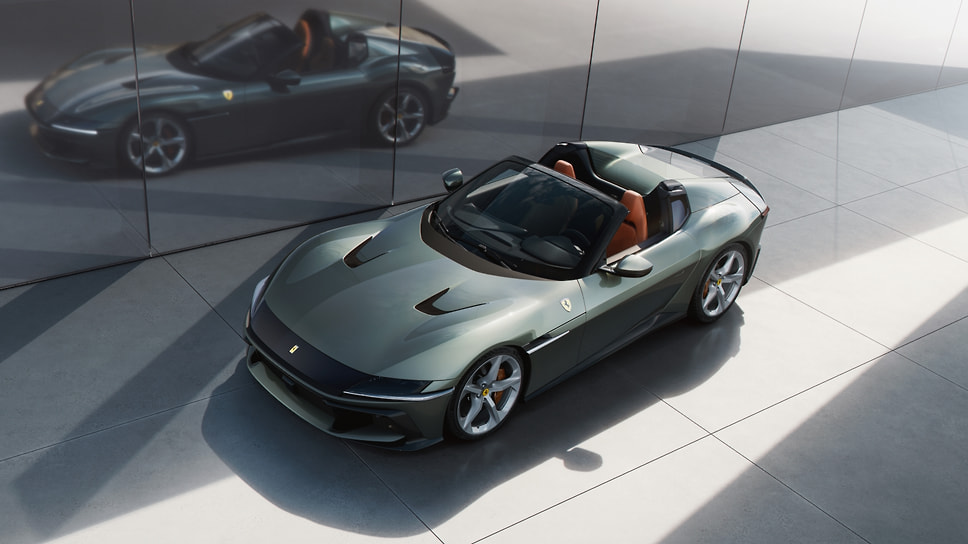 &lt;b>Ferrari 12Cilindri и 12Cilindri Spider. Red Dot 2025 Best of the Best.&lt;/b>
Жюри отметило, что интерьер и экстерьер 12Cilindri дополняют друг друга, отсылая к научно-фантастической эстетике 1970-х, но без тени ретро
