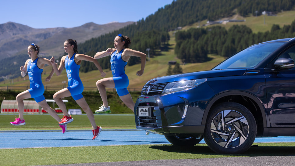 Марка Suzuki — партнер Кубка мира по триатлону, проходящему в Италии