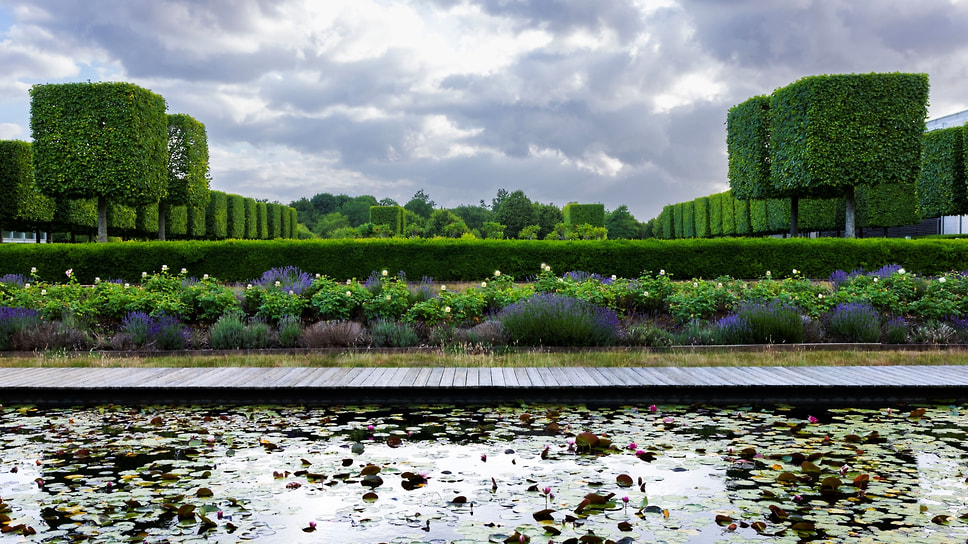 Ландшафтный дизайн на территории предприятия Rolls-Royce в Гудвуде