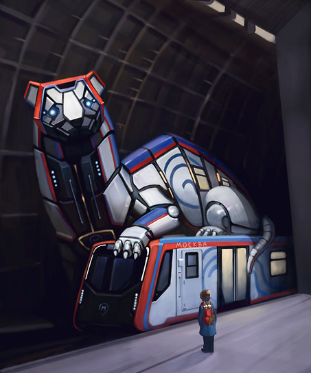 Роболаска по мотивам электроподвижного состава московского метрополитена