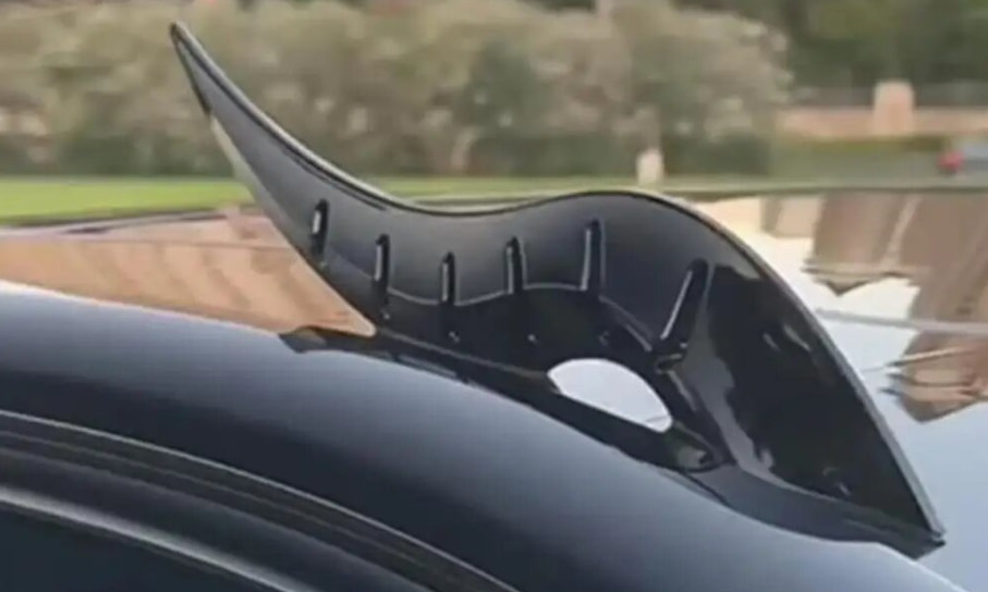 Еще вариант декора на крышу — уже не рожки, а настоящие дьявольские рога