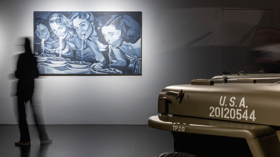 Фрагмент экспозиции новой выставки, открывшейся в туринском Museo Nazionale dell&#39;Automobile