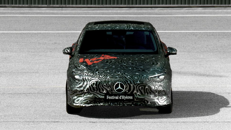Новый Mercedes-Benz CLA в специальном камуфляже