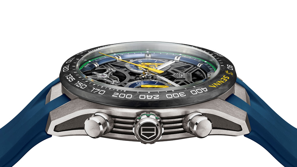 Часы TAG Heuer Carrera Chronograph Tourbillon x Senna