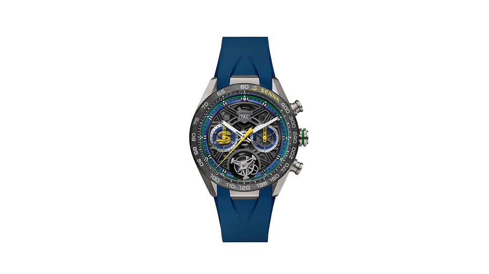 Часы TAG Heuer Carrera Chronograph Tourbillon x Senna