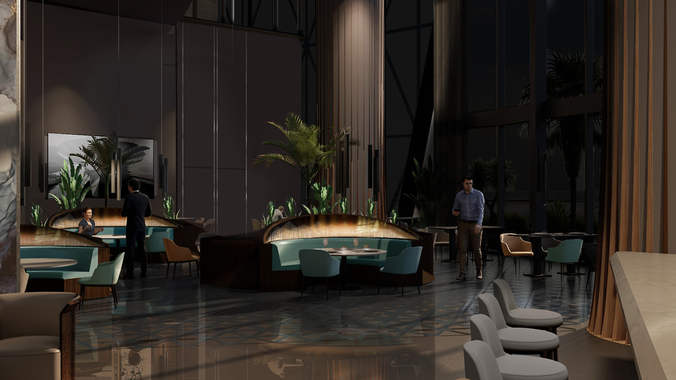 В ресторане Bentley Residences Miami