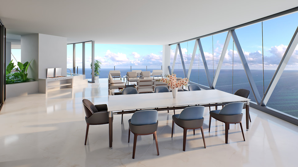Интерьеры Bentley Residences Miami