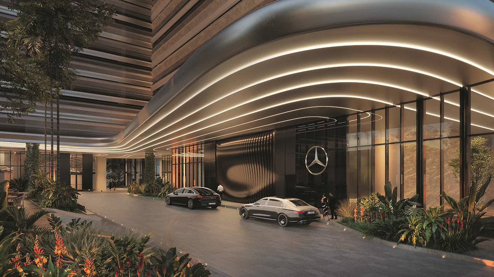 Несмотря на ажиотаж при старте реализации, часть квартир первого корпуса Mercedes-Benz Places до сих пор не распродана и предлагается агентствами недвижимости по цене от 800 тыс. $ за студию площадью 70 кв. м