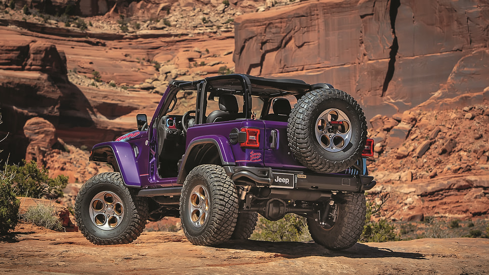 Jeep Rewind — внедорожник без крыши и дверей, созданный на базе Jeep Wrangler и...