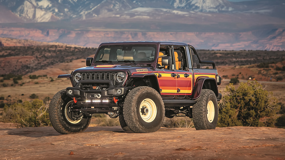 Jeep Gladiator High Top Honcho отсылает к пикапу Honcho, популярному в семидесятых