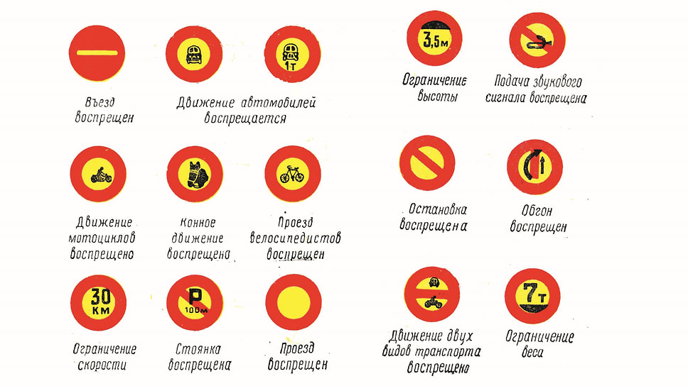 Обратите внимание, насколько более «теплыми и ламповыми» раньше были дорожные знаки. Даже у лошади получился почти портрет. Иллюстрации с огнестрельным оружием показывают разницу между курком и спусковым крючком. Все изображения в материале взяты из следственных справочников 1950-х годов